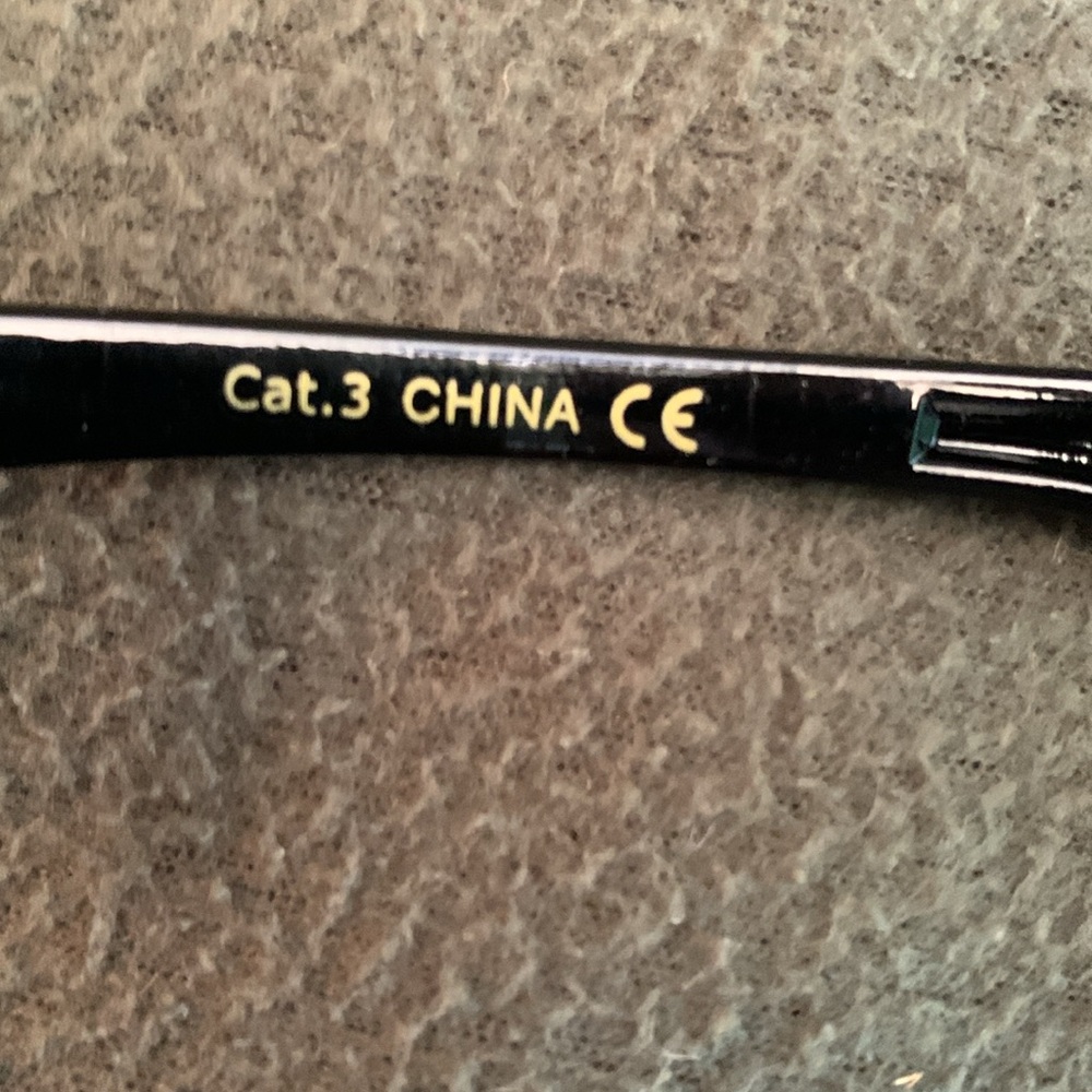NWOT Nitrogen Polarized black sunglasses with strap. - Picture 3 of 5